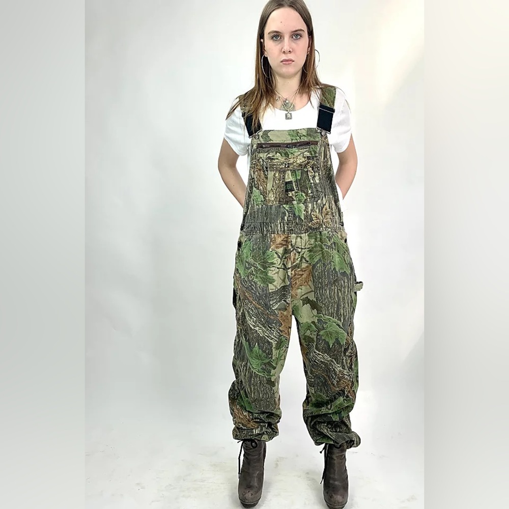 VINTAGE Liberty Camo Overalls